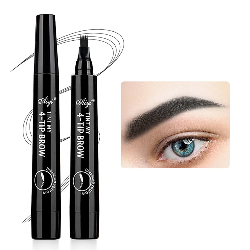 4 fork microblading waterproof eyebrow pencil