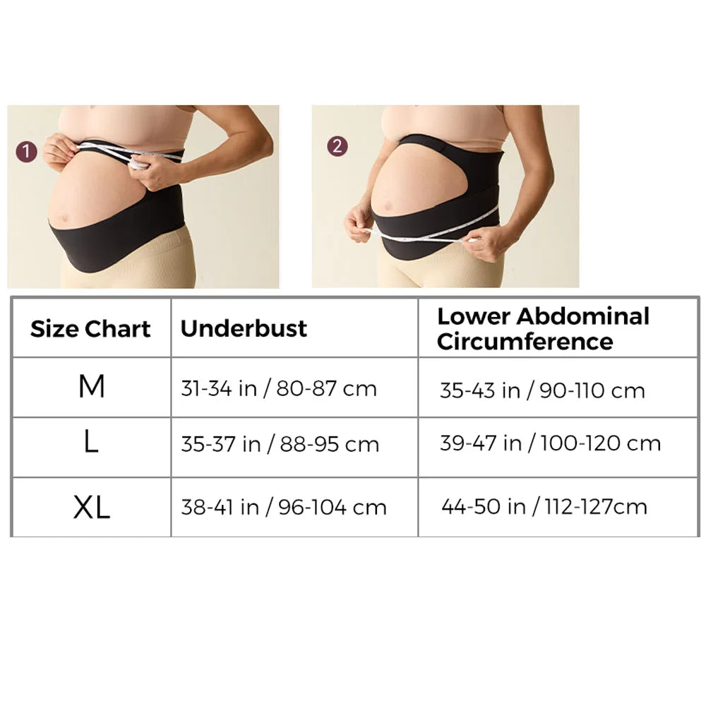 Pregnancy Belly Band, CozySupport Ergonest Maternity Belly Band, Invisible Pregnancy Belt