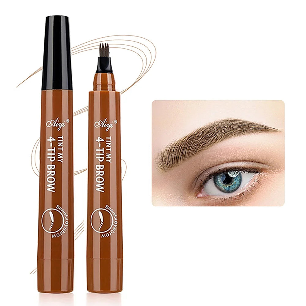 4 fork microblading waterproof eyebrow pencil