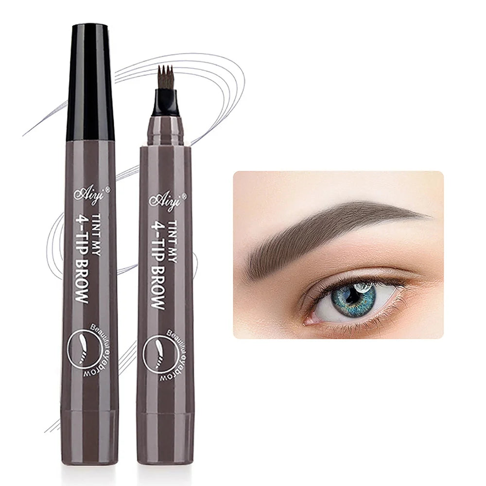 4 fork microblading waterproof eyebrow pencil