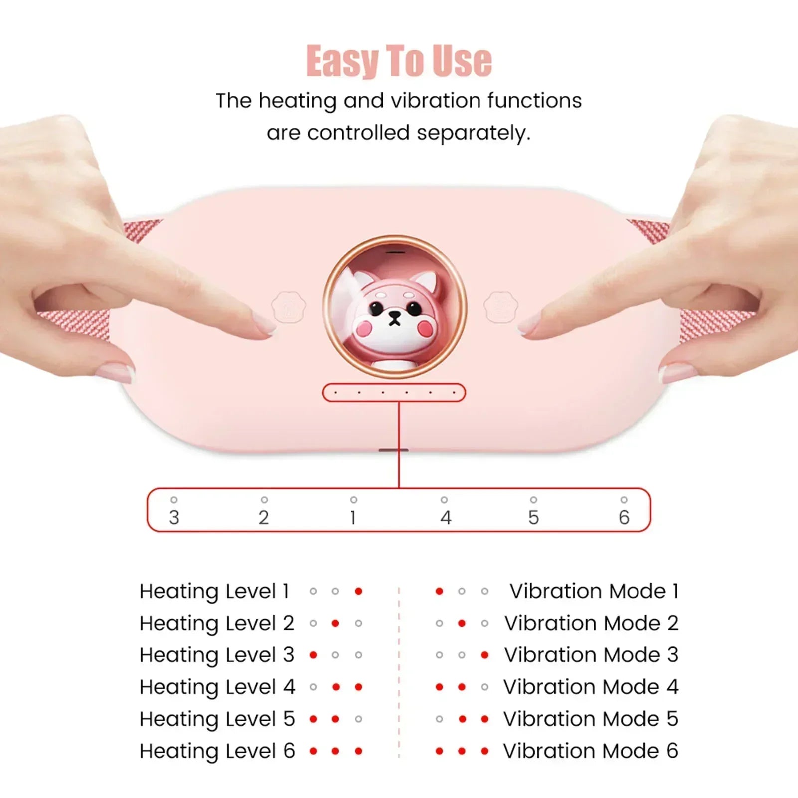 Heated Menstrual Pain Relief Belt — product photo 2
