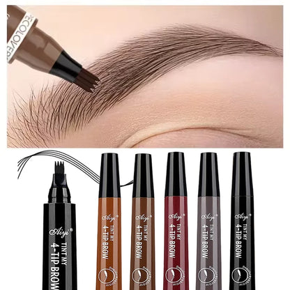 4 fork microblading waterproof eyebrow pencil