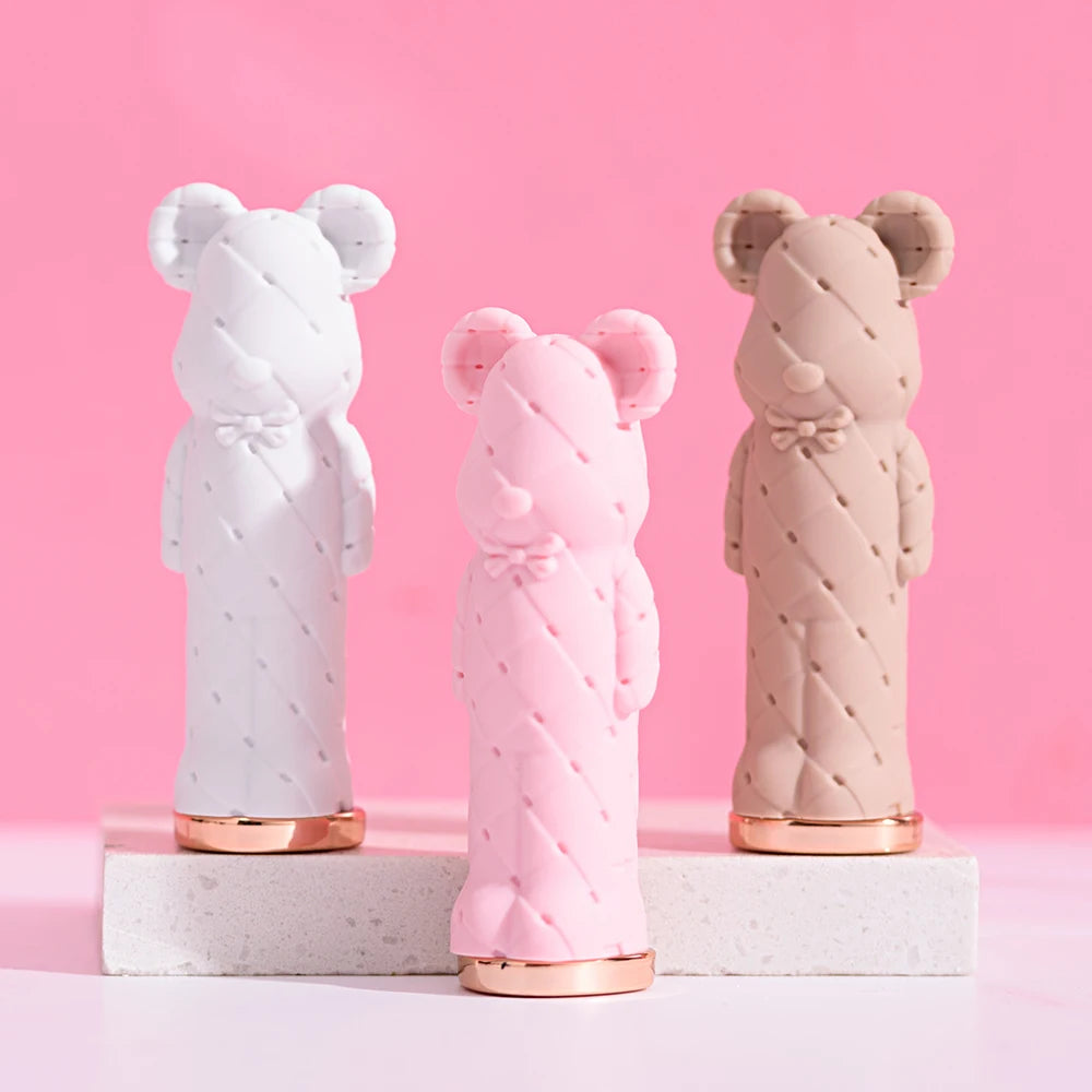 Beauty Glazed Bear Moisturizing Lipstick, Colored Lip Balm, Nourishing Lip Stick, Easy to Color, Watery