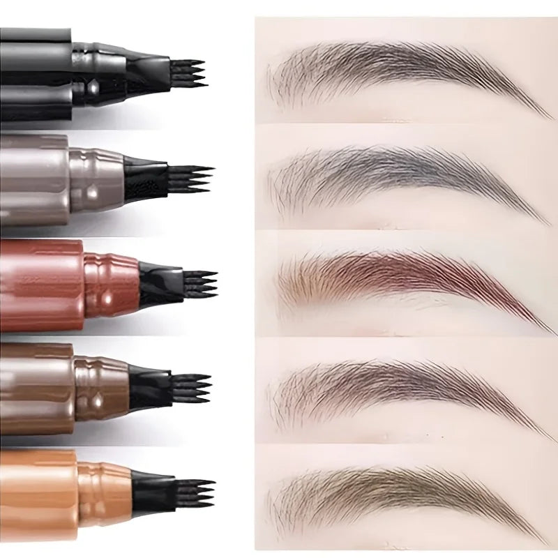 4 fork microblading waterproof eyebrow pencil