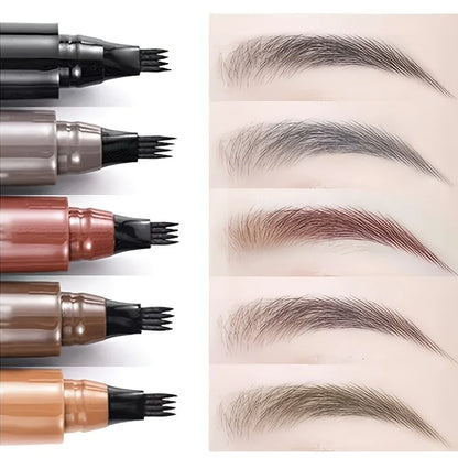 4 fork microblading waterproof eyebrow pencil