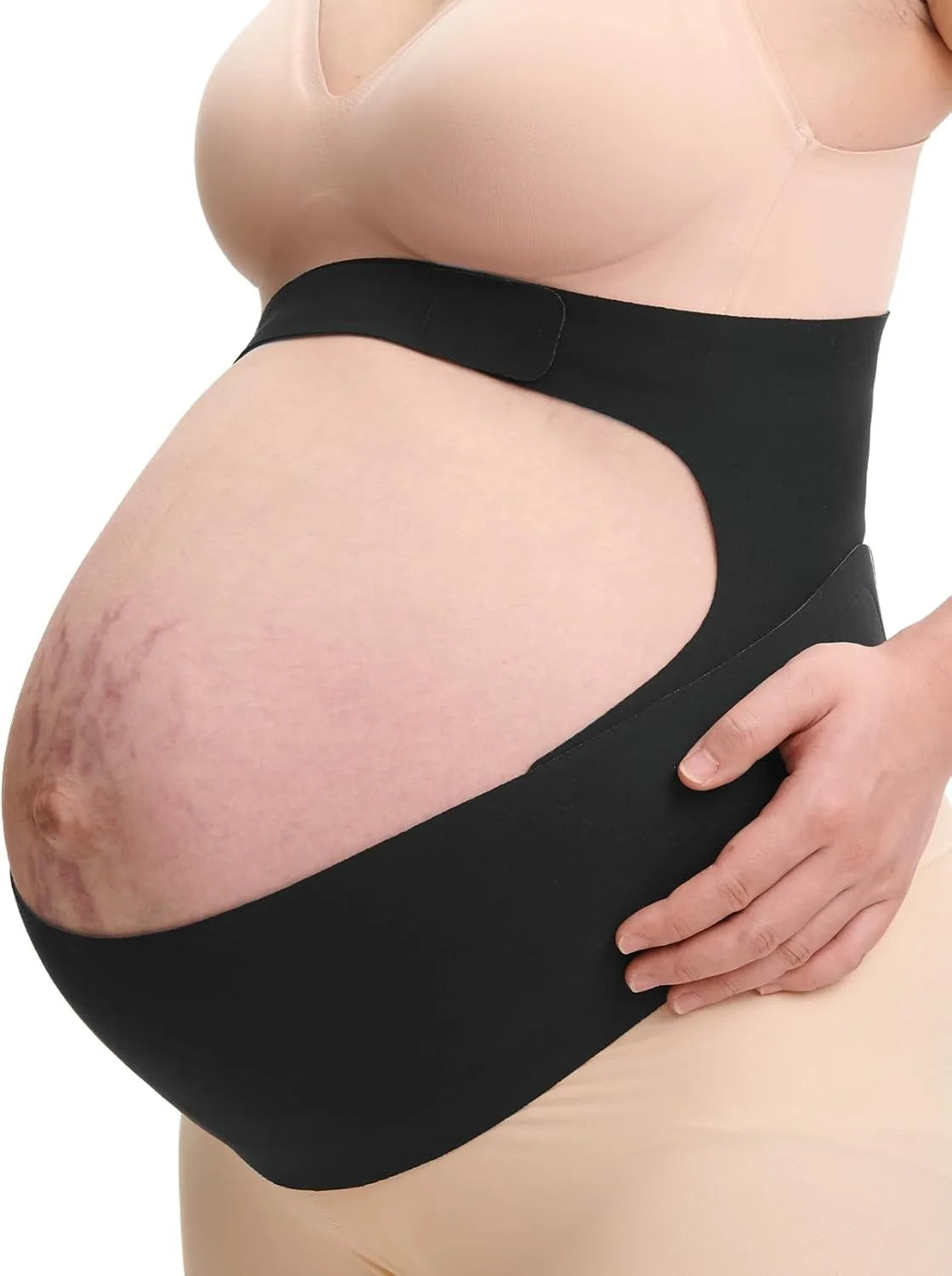 Pregnancy Belly Band, CozySupport Ergonest Maternity Belly Band, Invisible Pregnancy Belt