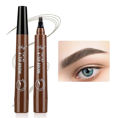 4 fork microblading waterproof eyebrow pencil