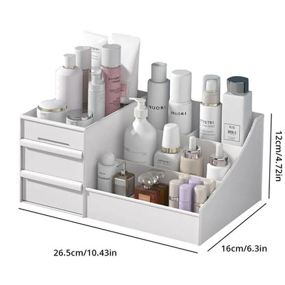 1pc White Drawer Makeup Box