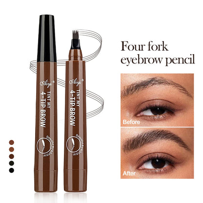 4 fork microblading waterproof eyebrow pencil