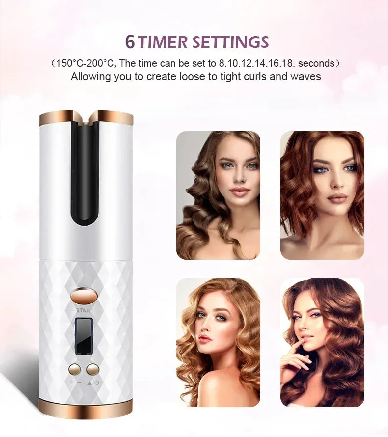 Cordless Automatic Hair Curler — product photo 3