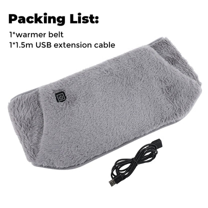 Graphene Waist Heating Pad Menstrual Period Care Electric Massage Belt Uterus Warming Winter Hand & Waist Warmer USB Charging