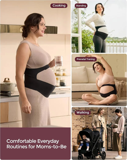 Pregnancy Belly Band, CozySupport Ergonest Maternity Belly Band, Invisible Pregnancy Belt