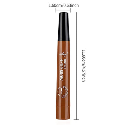 4 fork microblading waterproof eyebrow pencil