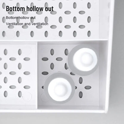 1pc White Drawer Makeup Box