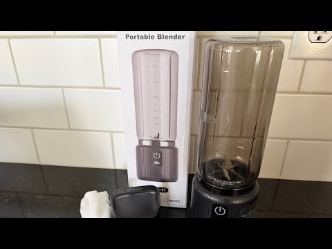 USB Rechargeable Portable Blender — demo and review video